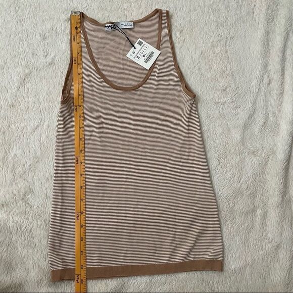 Nwt Zara Striped Tank Top Size Small - Picture 10 of 11